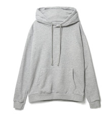 Худи унисекс Tuloksa 280 ver. 2, серый меланж