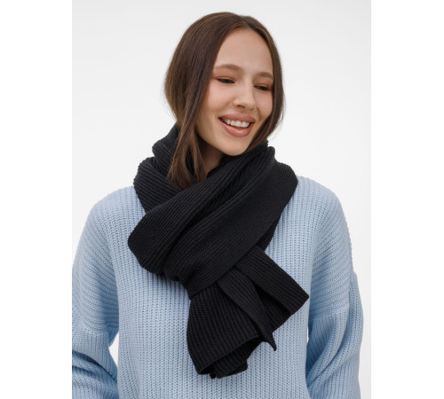 Шарф Nobilis Mono, черный