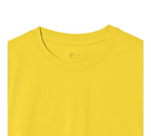 Футболка детская T-Bolka Kids, желтая