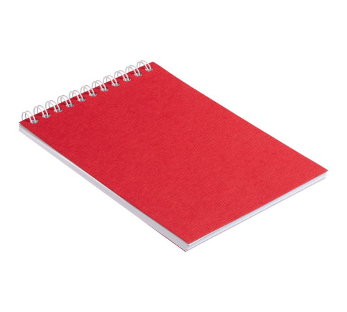 Блокнот Dali Mini в клетку, красный