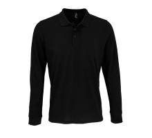 Рубашка поло с длинным рукавом Prime LSL, черная