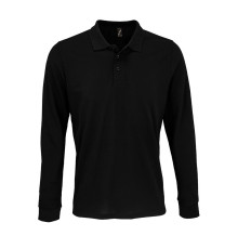 Рубашка поло с длинным рукавом Prime LSL, черная
