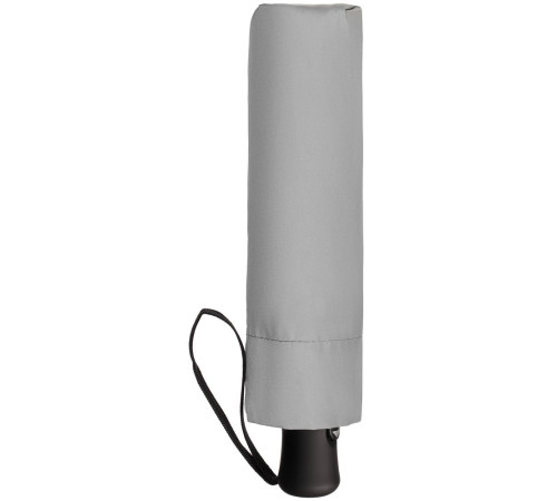 Зонт складной Manifest со светоотражающим куполом, серый