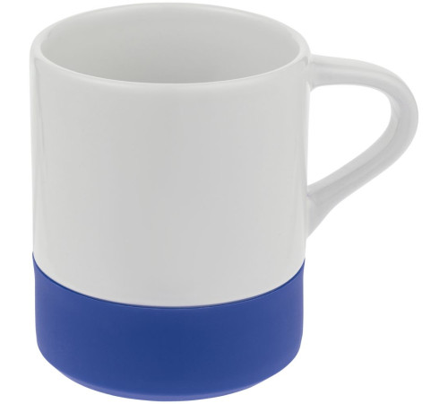Кружка с силиконовой подставкой Protege , синяя