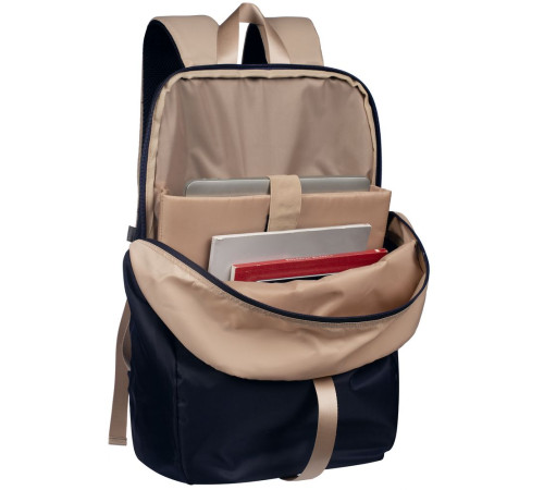 Рюкзак coolStuff, темно-синий с бежевым