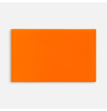 Лейбл из ПВХ Dzeta, ХL, оранжевый неон