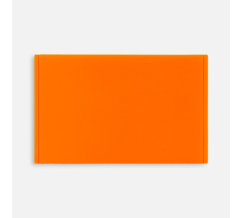 Лейбл из ПВХ Dzeta, ХL, оранжевый неон