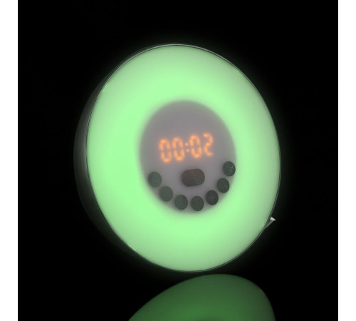 Лампа-колонка со световым будильником dreamTime, ver.2, черная