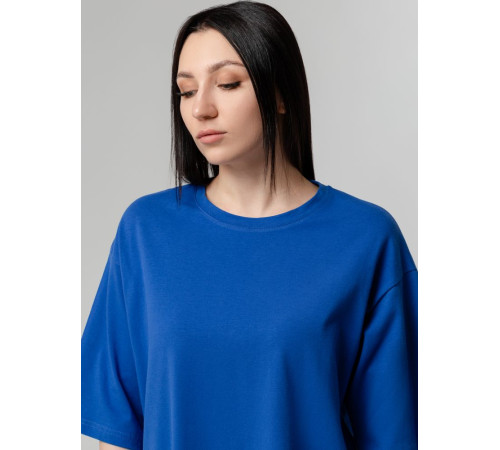 Футболка унисекс оверсайз Street Vibes, ярко-синяя