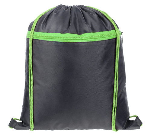 Детский рюкзак Novice, серый с зеленым