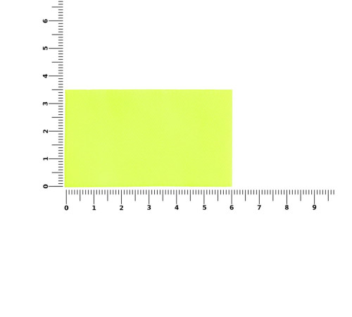 Лейбл тканевый Epsilon, M, желтый неон