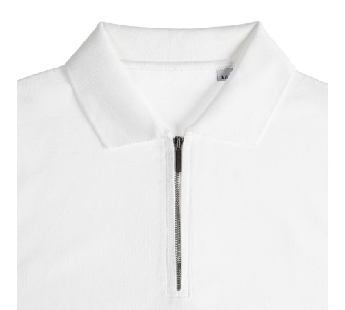 Рубашка поло мужская с длинным рукавом Terrazzo, белая