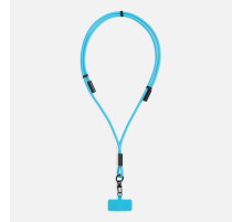 Кабель-ланьярд energyFlex Power Delivery 60 Вт, голубой