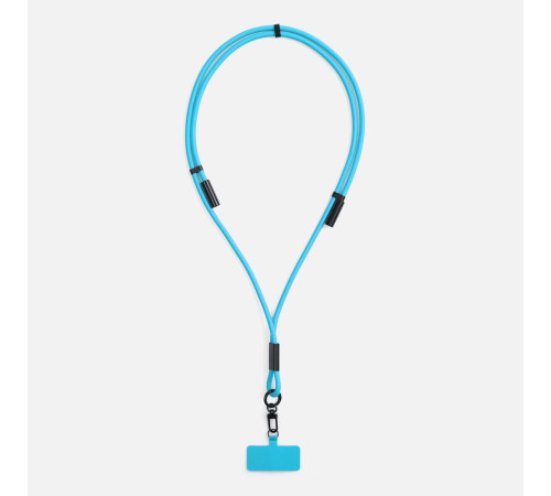 Кабель-ланьярд energyFlex Power Delivery 60 Вт, голубой