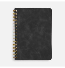 Ежедневник Spiral, недатированный, черный