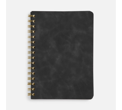 Ежедневник Spiral, недатированный, черный