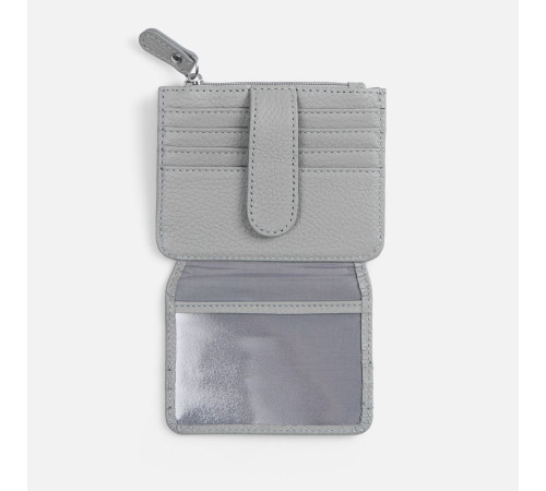 Картхолдер на молнии Unison, серый