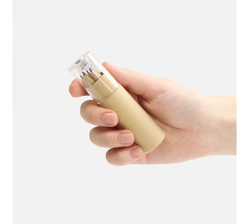 Набор карандашей Pencilvania Office с точилкой, прозрачный