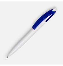 Ручка шариковая Bento, белая с синим