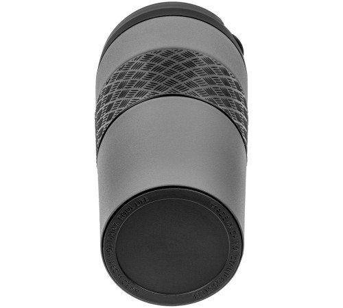 Термостакан Hard Work, вакуумный, темно-серый (графит)