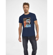 Футболка «У матросов нет вопросов», кобальт (темно-синяя)