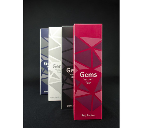 Термос Gems White Rock Сrystal, белый горный хрусталь