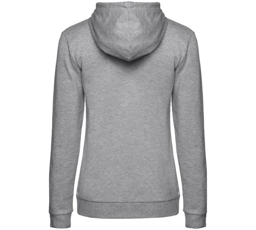 Толстовка с капюшоном женская Hoodie, серый меланж