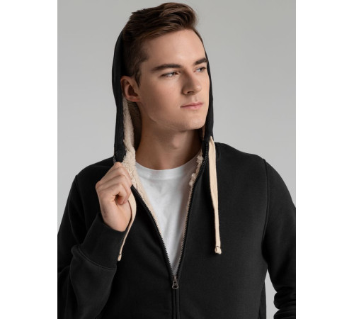 Толстовка унисекс на молнии Sherpa 280, черная