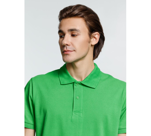 Рубашка поло мужская Virma Premium, зеленое яблоко
