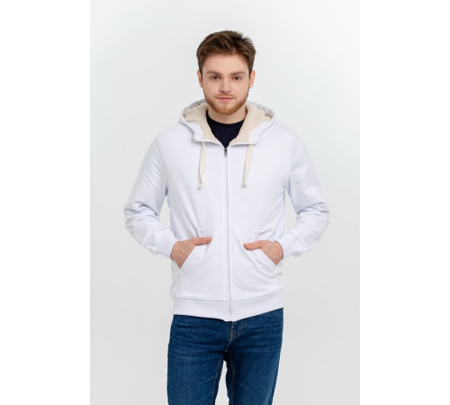 Толстовка на молнии Kulonga Sherpa, белая