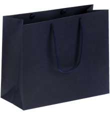 Пакет бумажный Porta S, горизонтальный, темно-синий