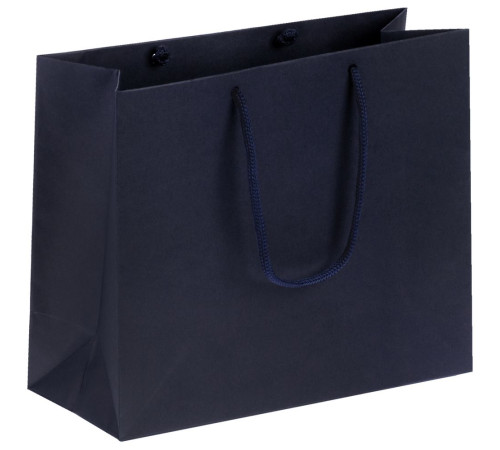 Пакет бумажный Porta S, горизонтальный, темно-синий