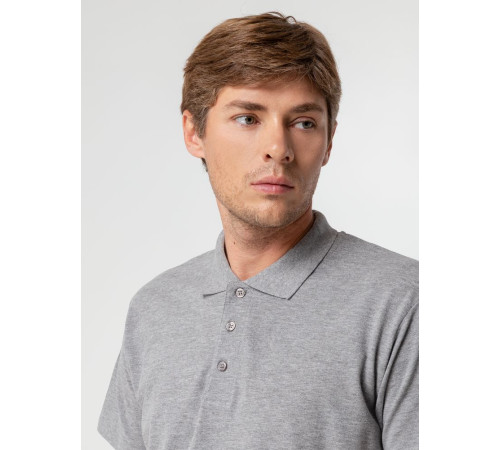 Рубашка поло мужская Summer 170, серый меланж
