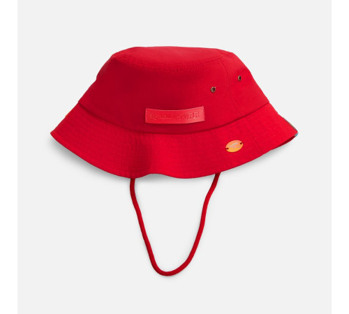 Шильдик металлический Alfa Oval, оранжевый неон