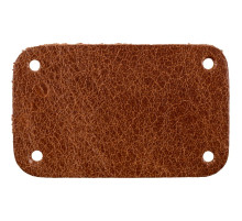 Лейбл кожаный Beta, S, горчичный