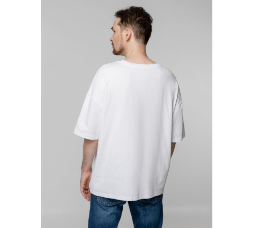 Футболка унисекс оверсайз Crosstown, белая