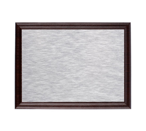 Плакетка Plaque, малая, вишня с серебристой пластиной