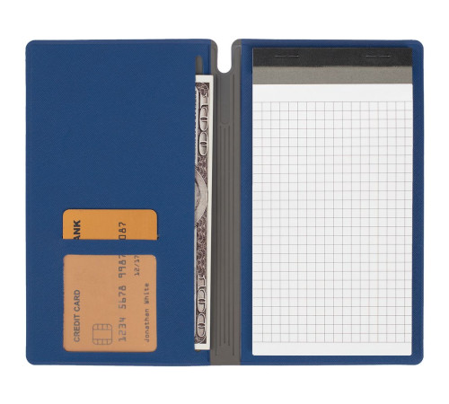 Блокнот Dual, ярко-синий