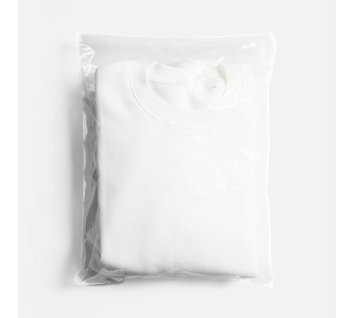 Свитшот оверсайз унисекс True Self, молочно-белый