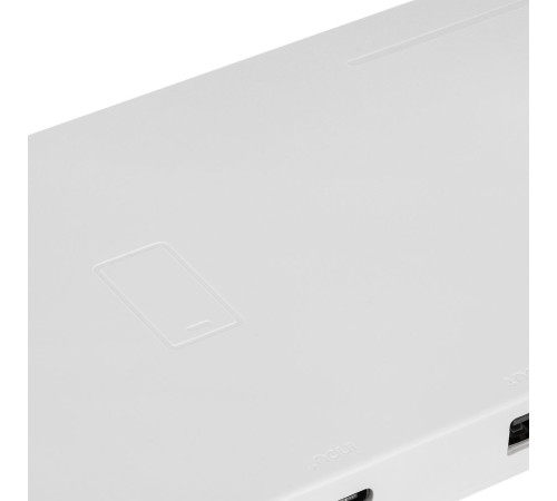 Станция беспроводной зарядки с часами fullStack, белая