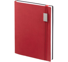 Ежедневник Vivian Metal, недатированный, красный