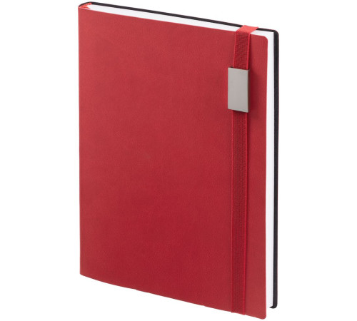 Ежедневник Vivian Metal, недатированный, красный
