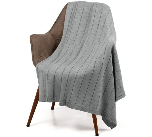 Плед Bambolay, светло-серый