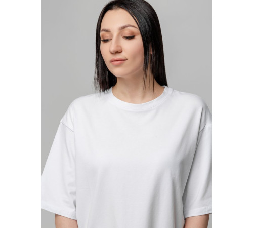 Футболка унисекс оверсайз Street Vibes, молочно-белая