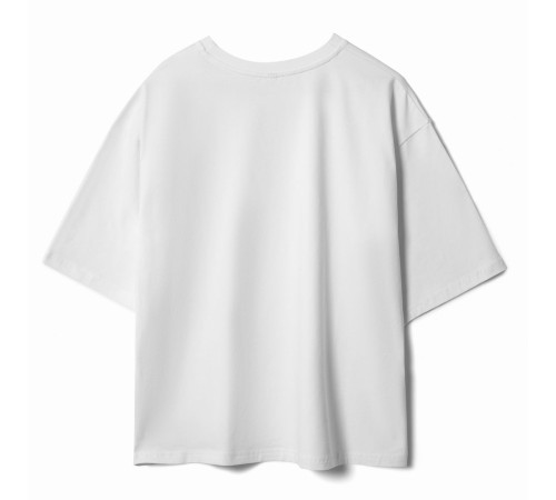 Футболка унисекс оверсайз Street Vibes, молочно-белая