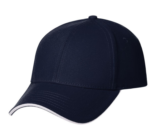 Бейсболка Spiker, темно-синяя с белым