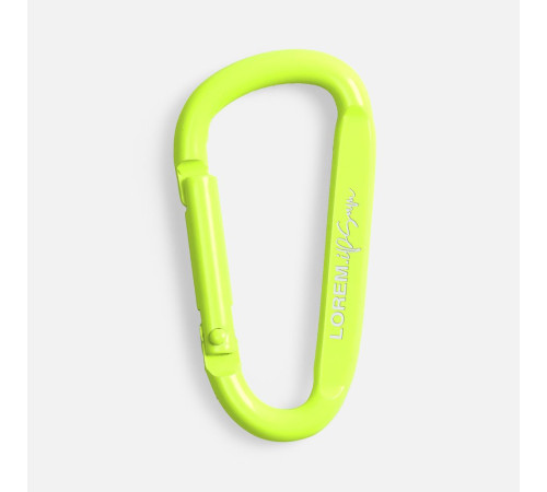 Карабин Raby, желтый неон