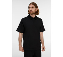Рубашка поло унисекс Tiimi, черная