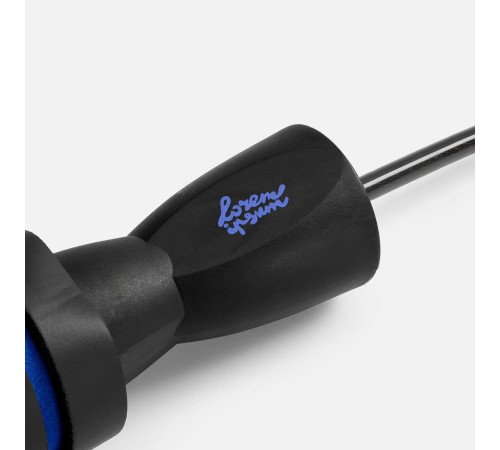 Беспроводная скакалка Silentino, черная с синим