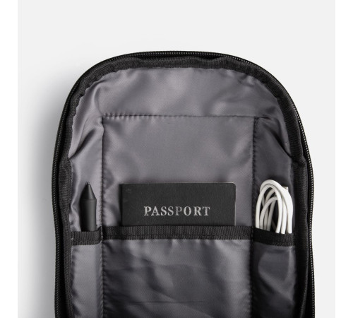 Рюкзак на одно плечо Solnex, черный